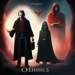 Create a fantasy movie poster set in a mystical world