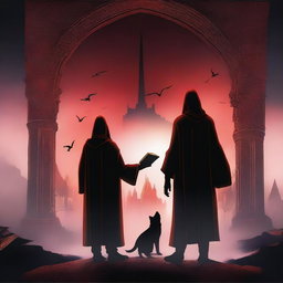 Create a fantasy movie poster set in a mystical world