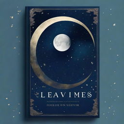 A book cover for a poetry collection featuring the moon, Saturn, and stars