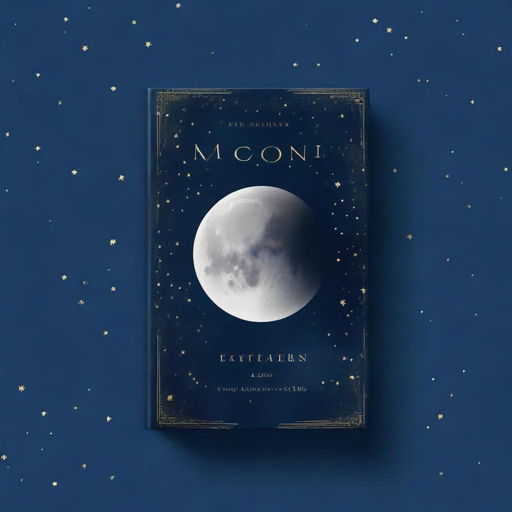 A book cover for a poetry collection featuring the moon, Saturn, and stars