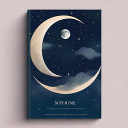 A book cover for a poetry collection featuring the moon, Saturn, and stars