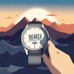 A motivational image with the phrase 'never give up' prominently displayed