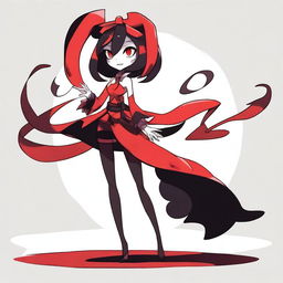 Create an image of Lilith from Hazbin Hotel