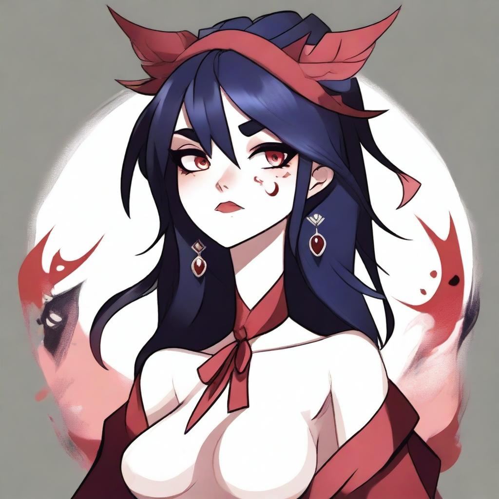 Create an image of Lilith from Hazbin Hotel