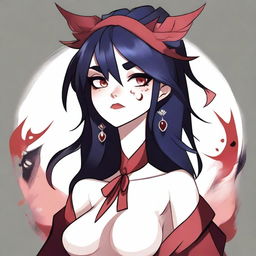 Create an image of Lilith from Hazbin Hotel