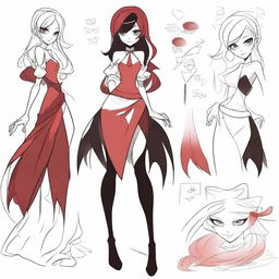 Create an image of Lilith from Hazbin Hotel