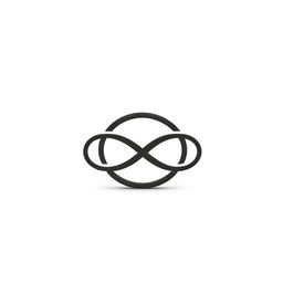 An elegantly designed infinity symbol coupled with the name 'alavila' as an integral part.