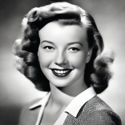 A picture of young Norma Jean before she became Marilyn Monroe, capturing her youthful innocence and natural beauty