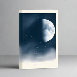 A book cover for a poetry collection featuring the moon, Saturn, and stars without any text