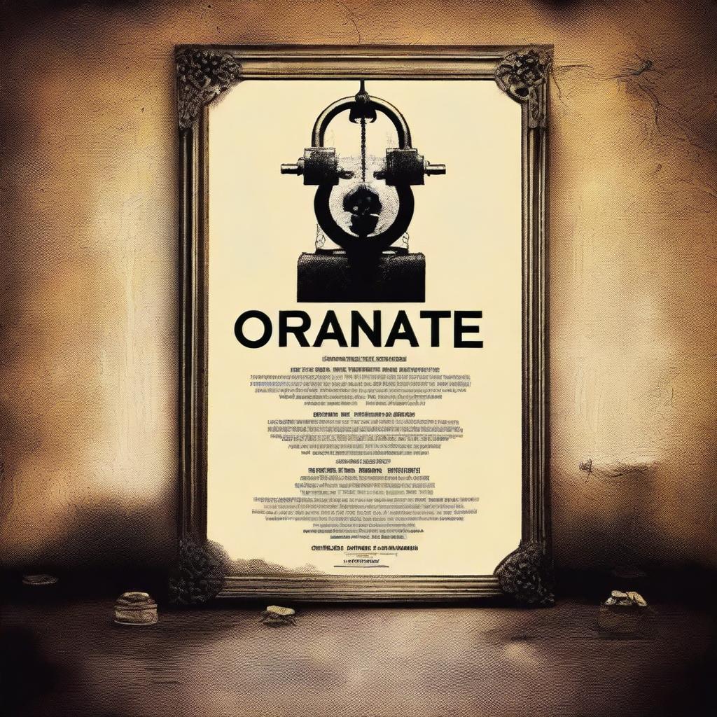 Create a movie poster for the movie 'Oranate Lock'