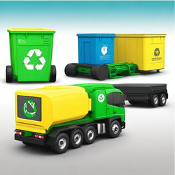 Create an image for an IT(402) project on 'SOLID WASTE: An Interdisciplinary Real-World Case Study'