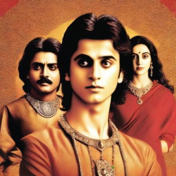 Replace Rajinikanth with Timothée Chalamet in the poster of the 2005 movie 'Chandramukhi'