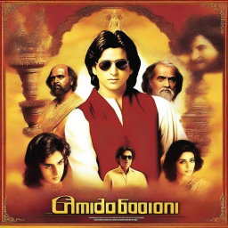 Replace Rajinikanth with Timothée Chalamet in the poster of the 2005 movie 'Chandramukhi'