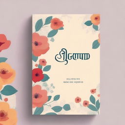 Create a book cover for a Marathi essay book titled 'Shabda Sumane,' which means 'words like flowers