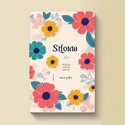 Create a book cover for a Marathi essay book titled 'Shabda Sumane,' which means 'words like flowers