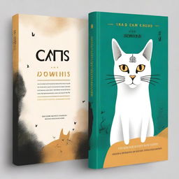 Design a book cover for the non-fiction book titled 'Cats and Mystery: Between Legends and Superstitions'