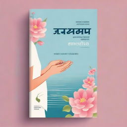 Create a book cover for a Marathi essay book titled 'Shabda Sumane,' which means 'words like flowers
