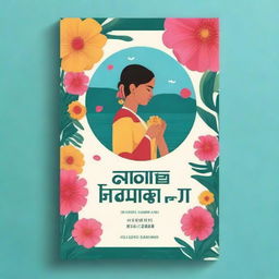 Create a book cover for a Marathi essay book titled 'Shabda Sumane,' which means 'words like flowers