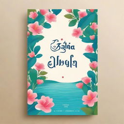 Create a book cover for a Marathi essay book titled 'Shabda Sumane,' which means 'words like flowers