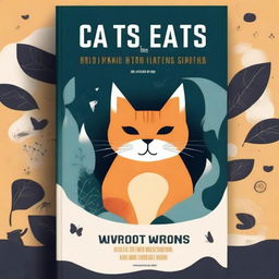 Design a book cover for the non-fiction book titled 'Cats and Mystery: Between Legends and Superstitions'
