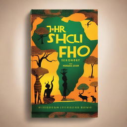 Design a book cover for an Africa-themed fiction novel