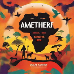 Design a book cover for an Africa-themed fiction novel