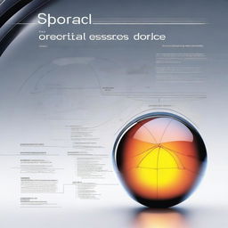 A detailed and informative cover image on spherical lenses, showcasing their design, functionality, and applications