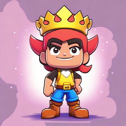 Create an image of a new Brawl Stars character named Harry