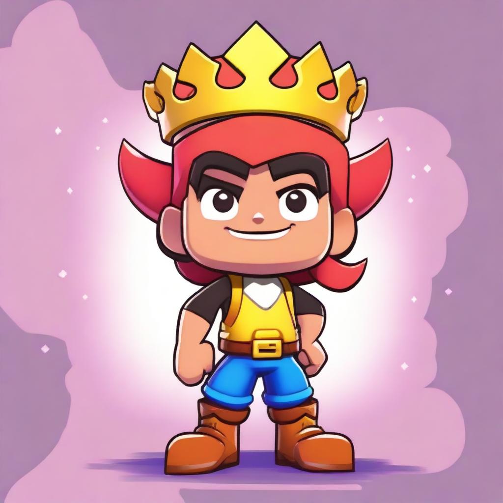 Create an image of a new Brawl Stars character named Harry