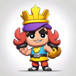 Create an image of a new Brawl Stars character named Harry