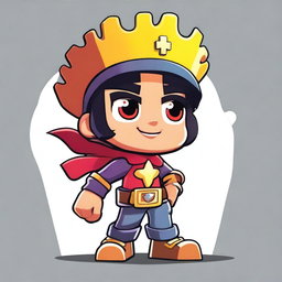 Create an image of a new Brawl Stars character named Harry