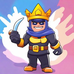 Create an image of a new Brawl Stars character named Harry