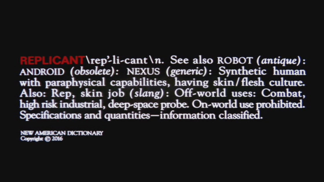 Can You Name the Replicants in Blade Runner?