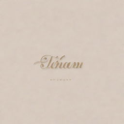 A wallpaper featuring the name 'Elinam' in elegant lettering, incorporating a soft, artistic background.