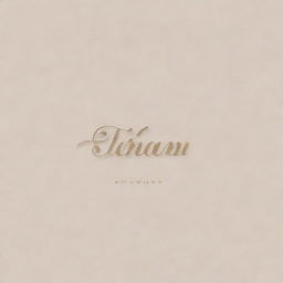 A wallpaper featuring the name 'Elinam' in elegant lettering, incorporating a soft, artistic background.