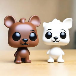 Create an image of a cute animal Funko Pop figure
