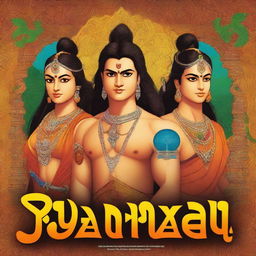 A detailed movie poster for a film titled 'Ramayan' by Ishaan Sharma