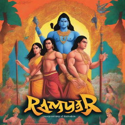 A detailed movie poster for a film titled 'Ramayan' by Ishaan Sharma