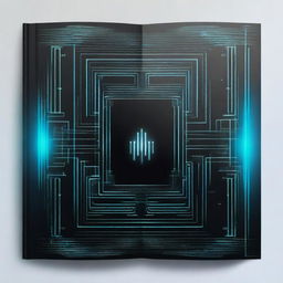 Create a book cover with a high-tech, futuristic vibe