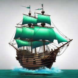 The ship of the pirate king Pearl D