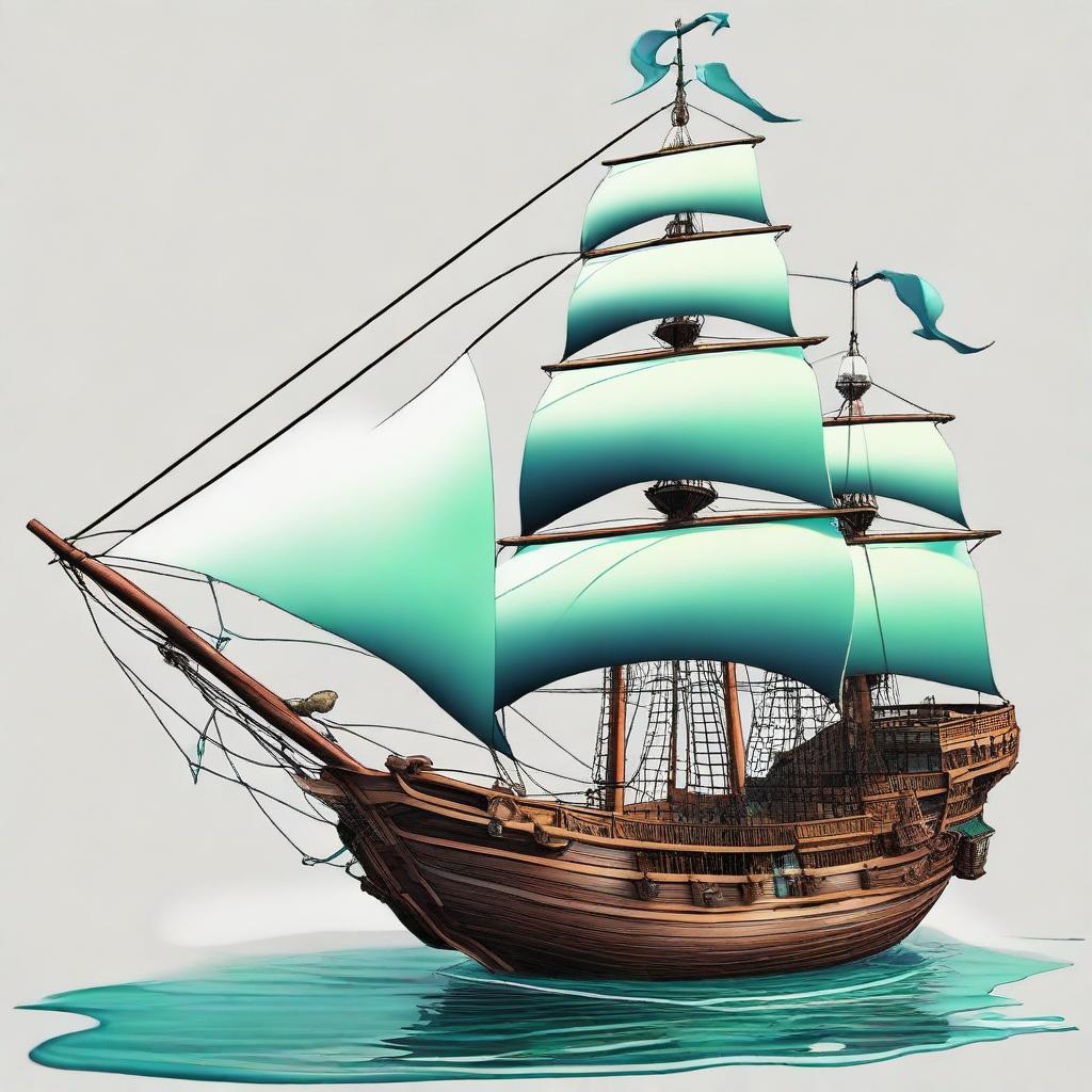 The ship of the pirate king Pearl D