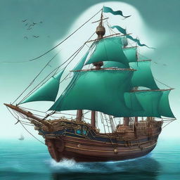 The ship of the pirate king Pearl D