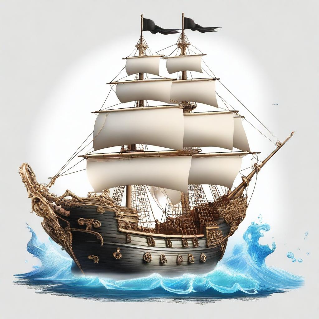 Create the ship of the pirate king Pearl D