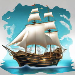 Create the ship of the pirate king Pearl D