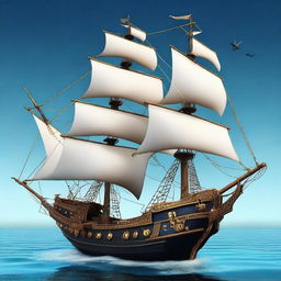Create the ship of the pirate king Pearl D