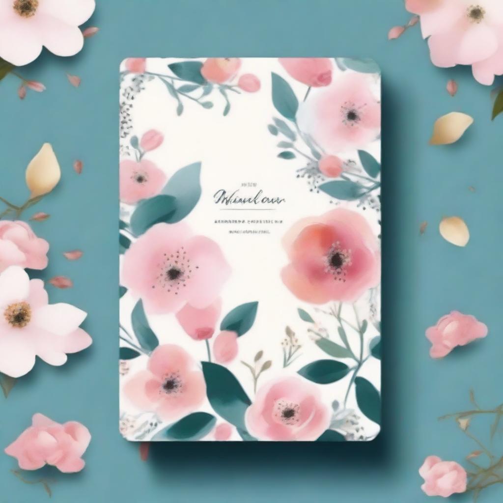 A beautifully designed comprehensive diary for women, featuring elegant floral patterns, motivational quotes, and sections for daily reflections, goals, and notes