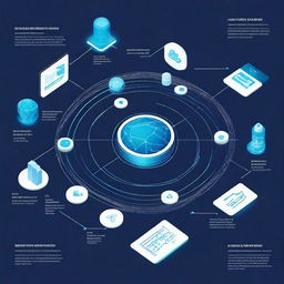 Create an image that depicts AI-driven market analysis