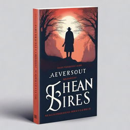 A captivating book cover for a novel, featuring an intriguing and mysterious scene that draws the reader in