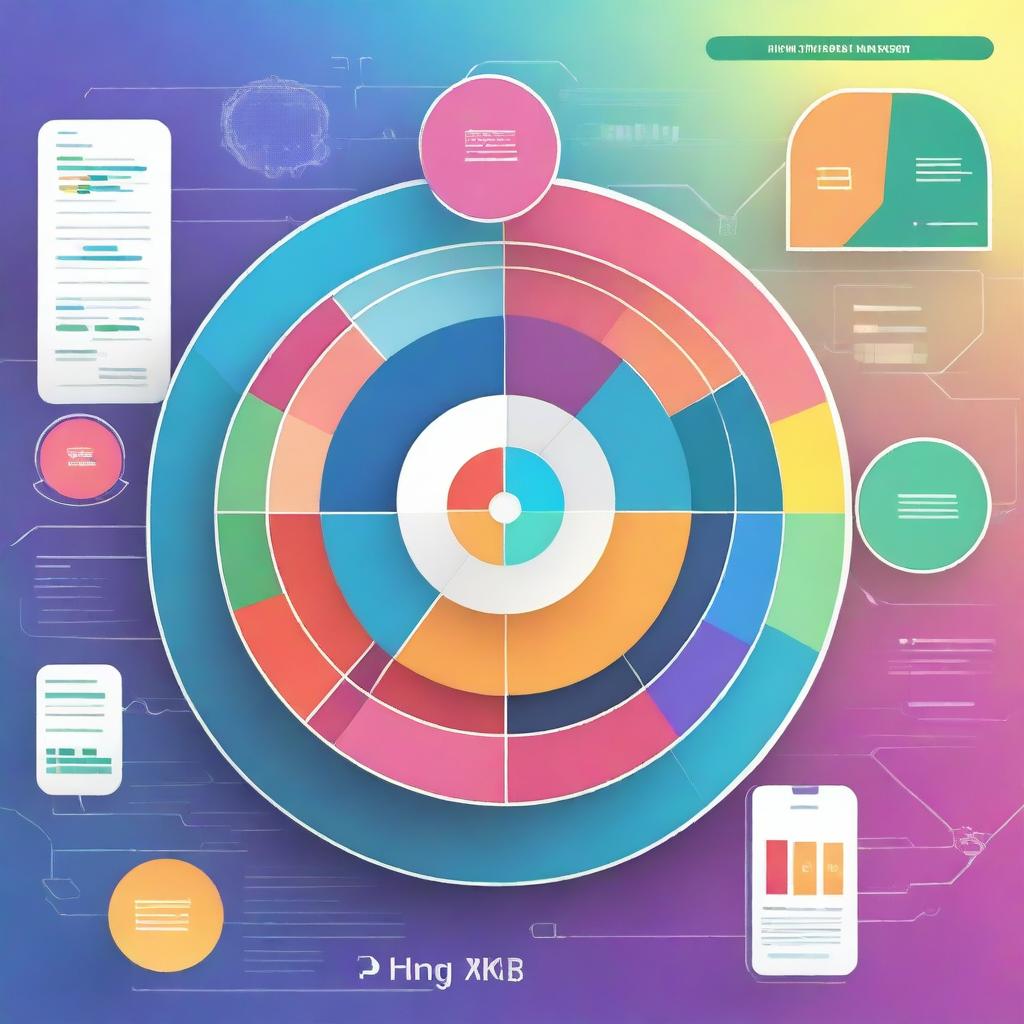 Create an image that depicts AI-driven market analysis