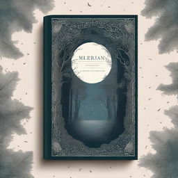 A captivating and beautifully illustrated book cover featuring a mysterious forest with a hidden path, illuminated by soft moonlight